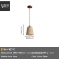 Glass Stone Pendant Lamps Glass Ball Modern Light